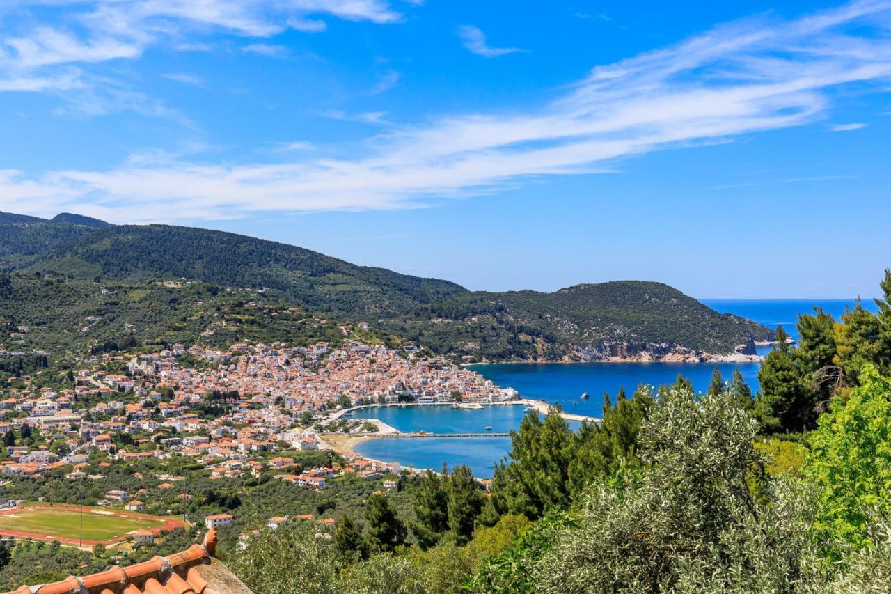 Villa Agia Marina Скопелос Екстериор снимка