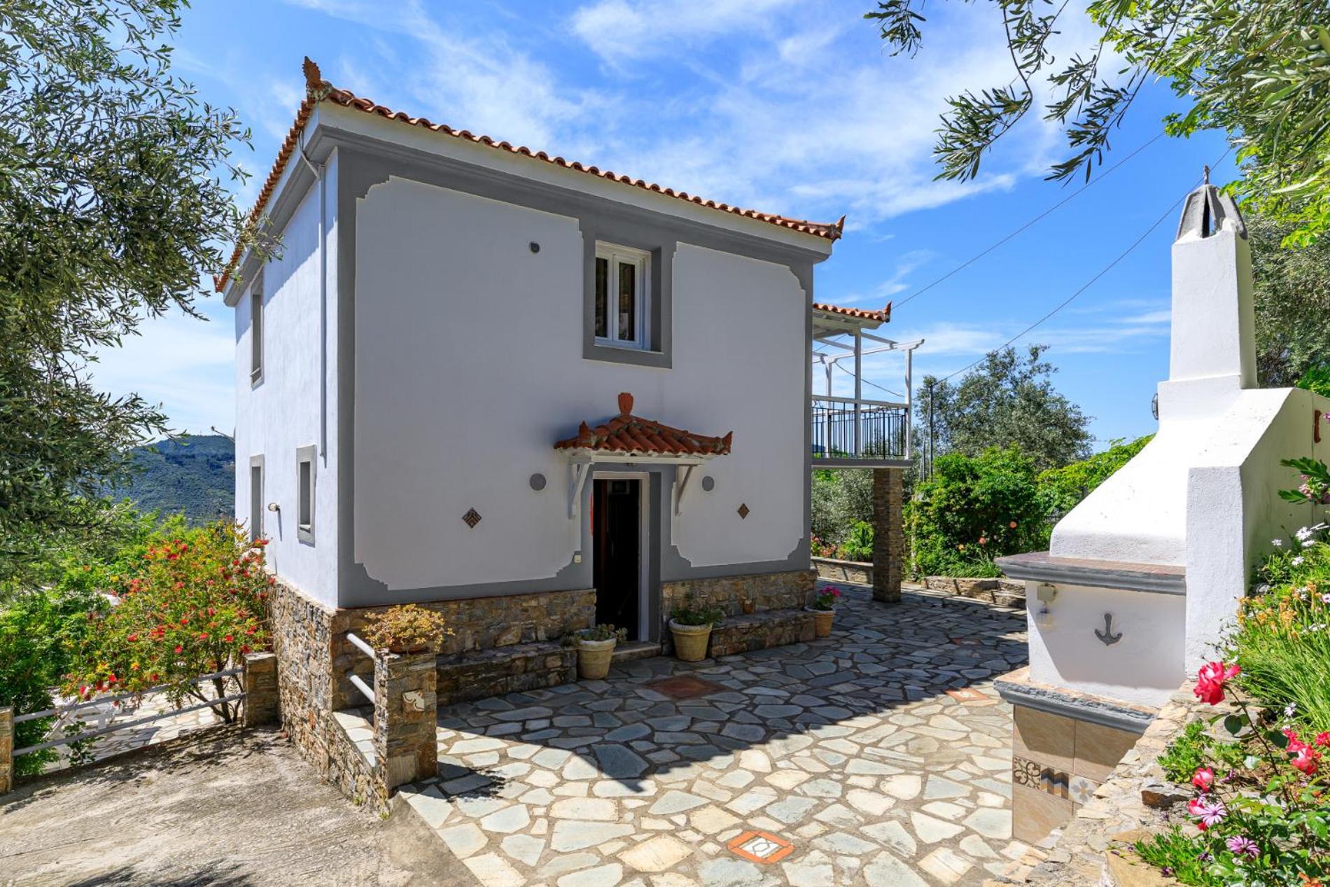 Villa Agia Marina Скопелос Екстериор снимка