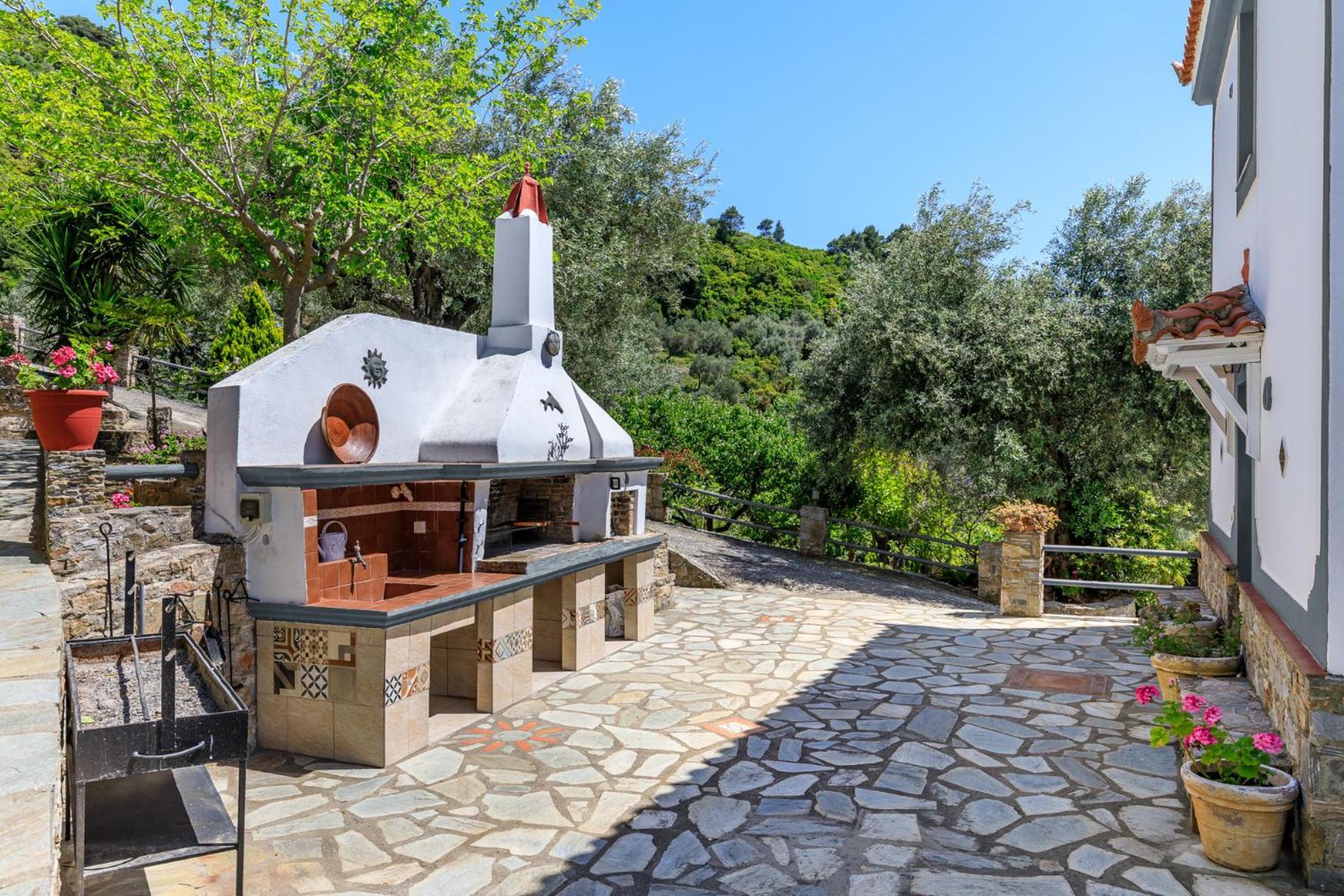 Villa Agia Marina Скопелос Екстериор снимка