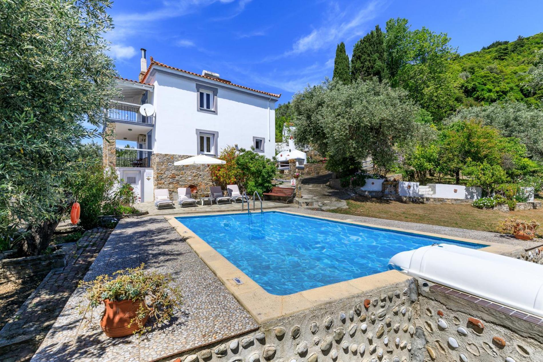 Villa Agia Marina Скопелос Екстериор снимка