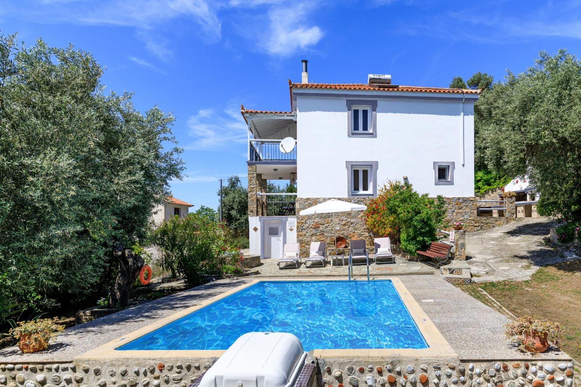 Villa Agia Marina Скопелос Екстериор снимка
